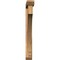 Ekena Millwork Imperial Slat Smooth Bracket w/ Offset Brace, Western Red Cedar, 5 1/2"W x 48"D x 48"H BKT0604X48X48IMP06SWR - alternate 2